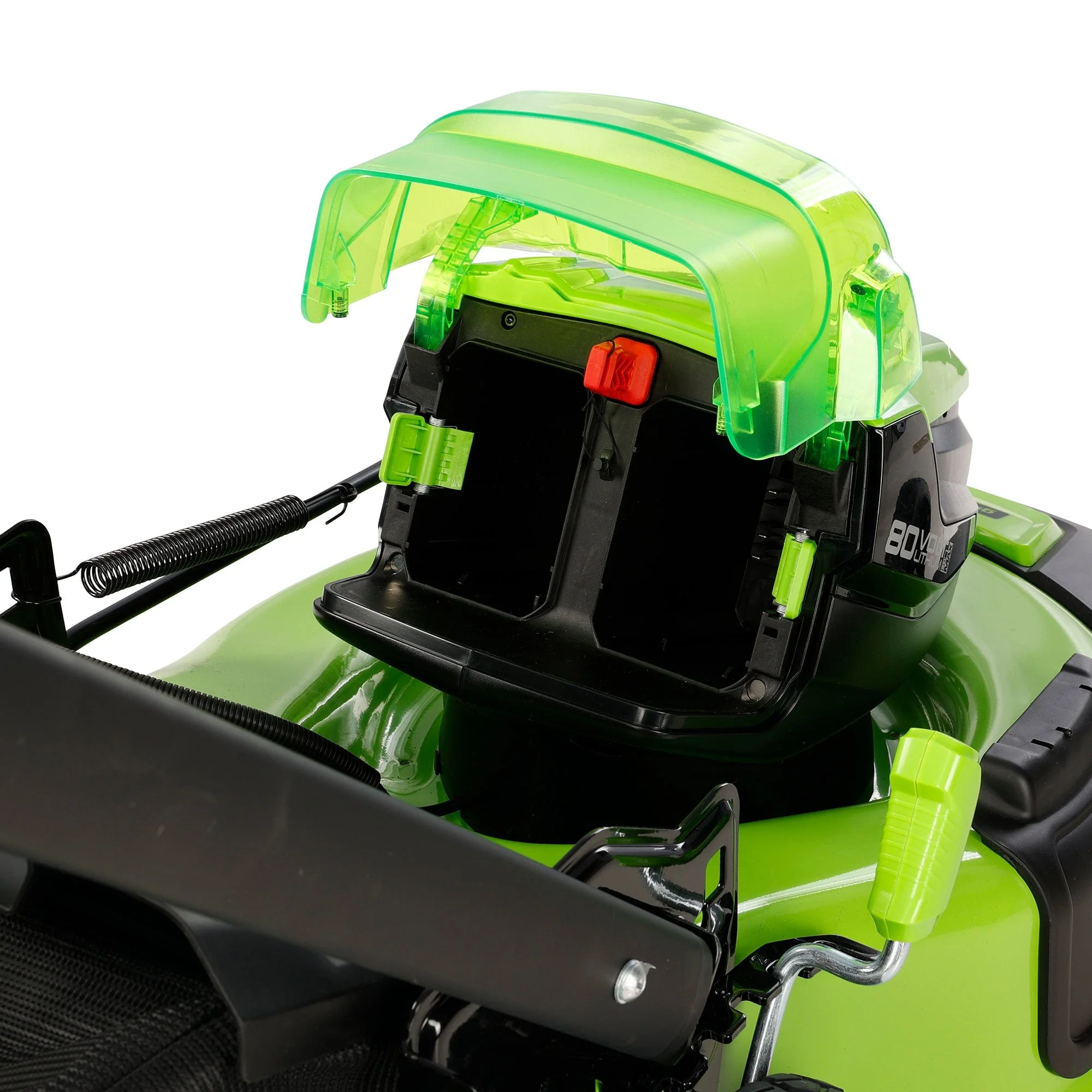 21" Push Mower, Dual Battery Ports with 4.0 Ah Battery and 4A Rapid Charger - Image 5