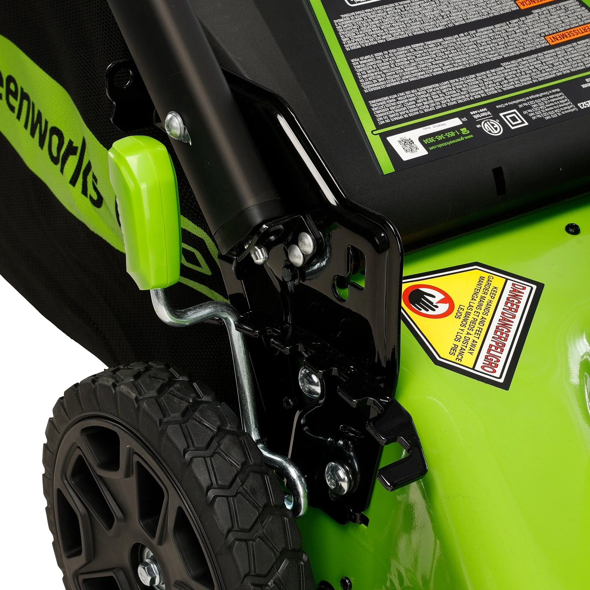 21" Push Mower, Dual Battery Ports with 4.0 Ah Battery and 4A Rapid Charger - Image 6