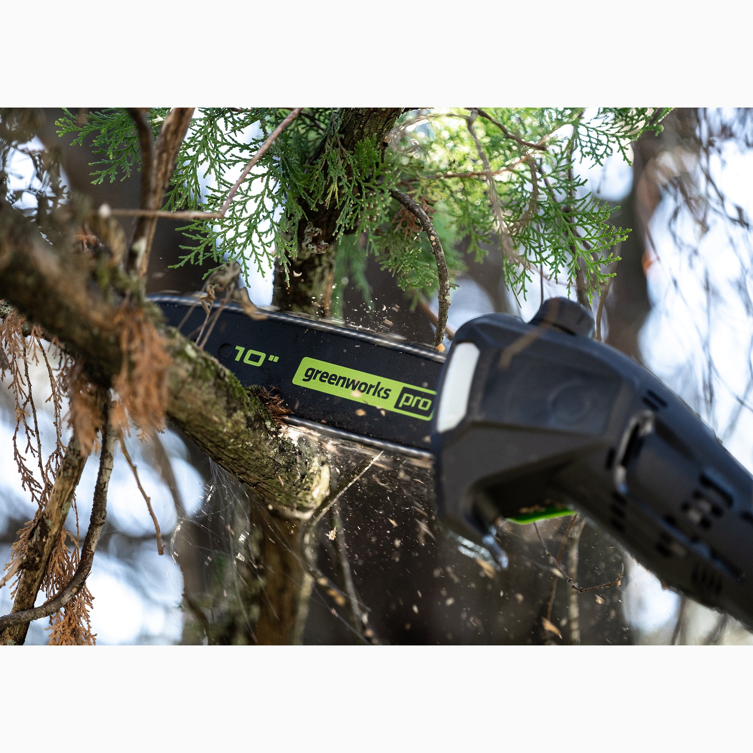 Gen II 10" Brushless Polesaw with 2.0Ah Battery and 4A Rapid Charger - Image 5