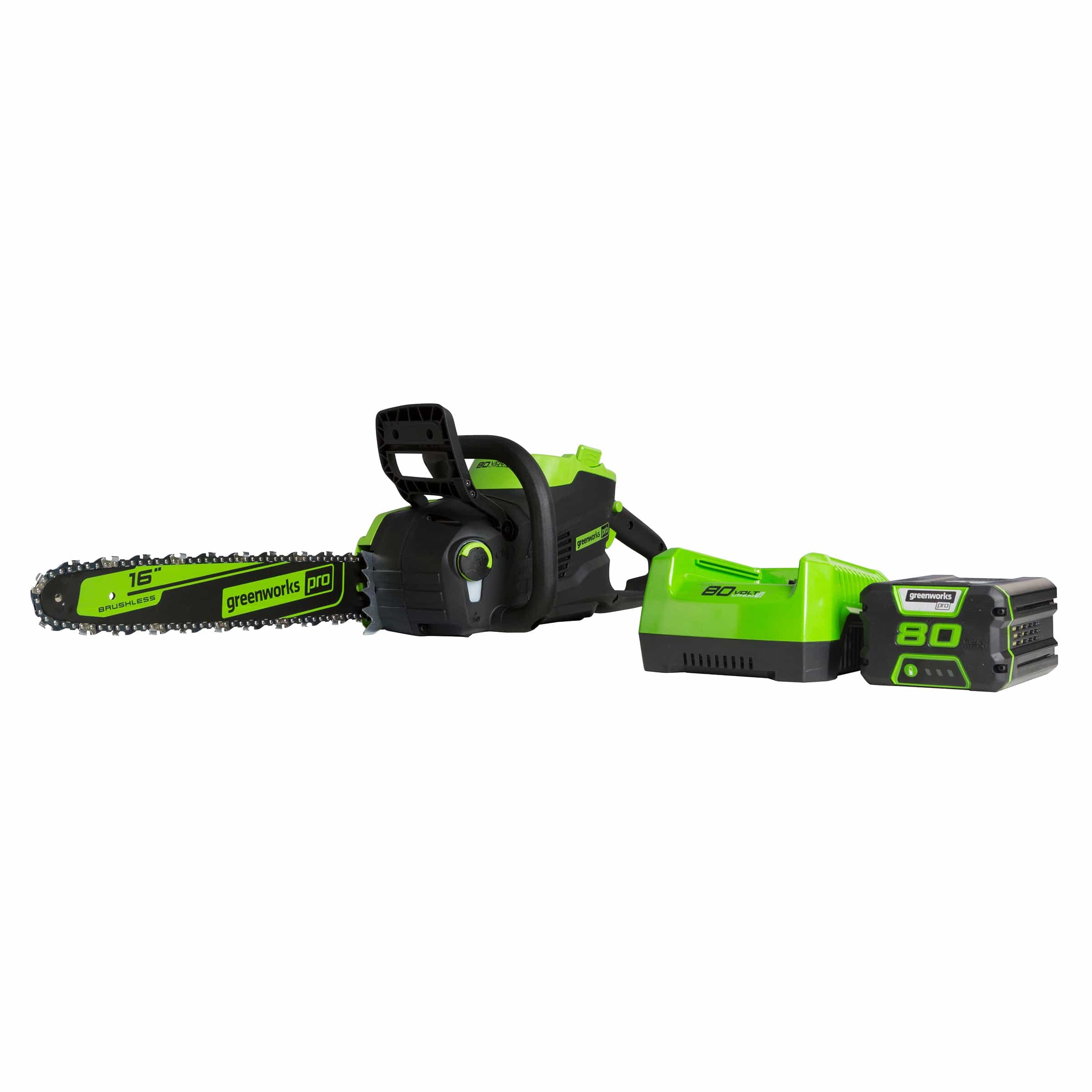 Gen II 16" Brushless Chainsaw with 2.5Ah Battery and 4A Rapid Charger