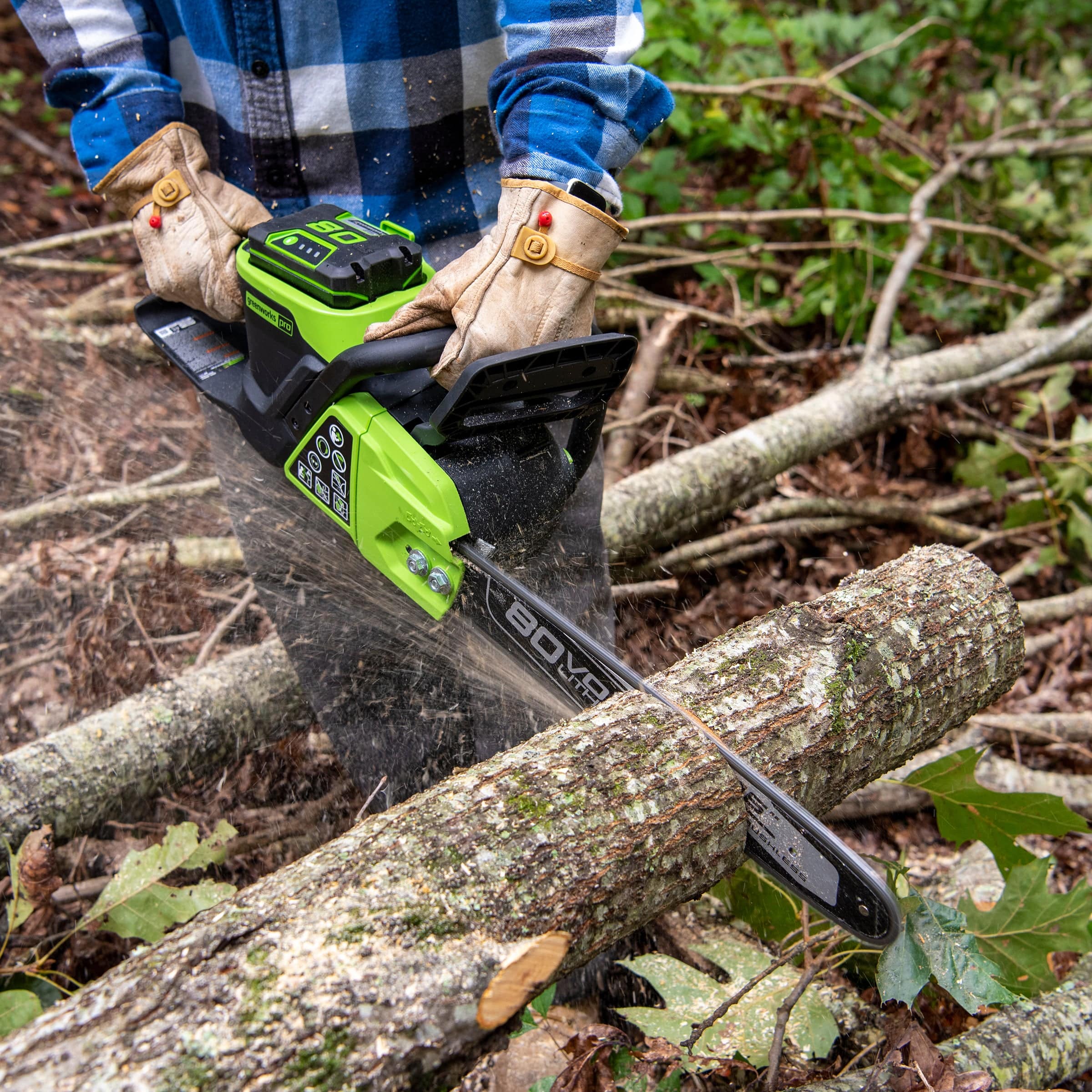 Gen II 16" Brushless Chainsaw with 2.5Ah Battery and 4A Rapid Charger - Image 6