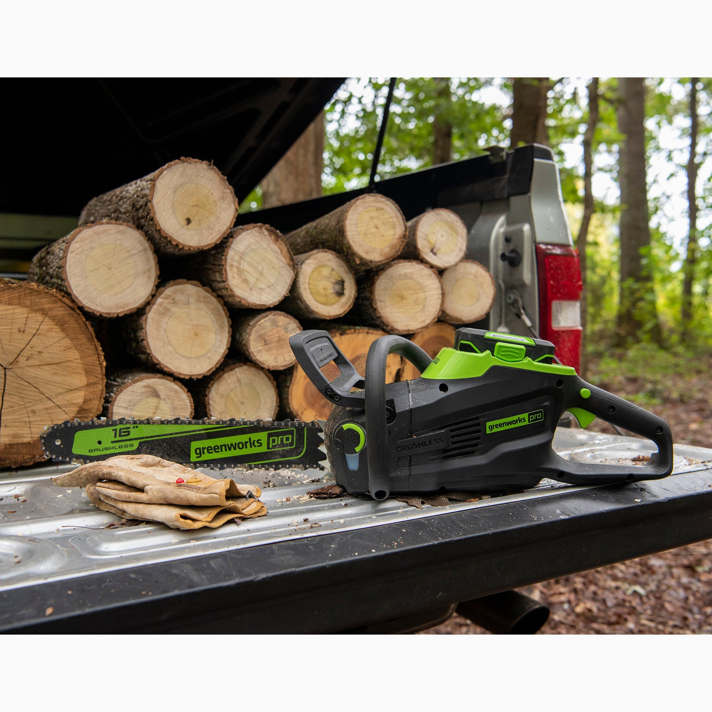 Gen II 16" Brushless Chainsaw with 2.5Ah Battery and 4A Rapid Charger - Image 8