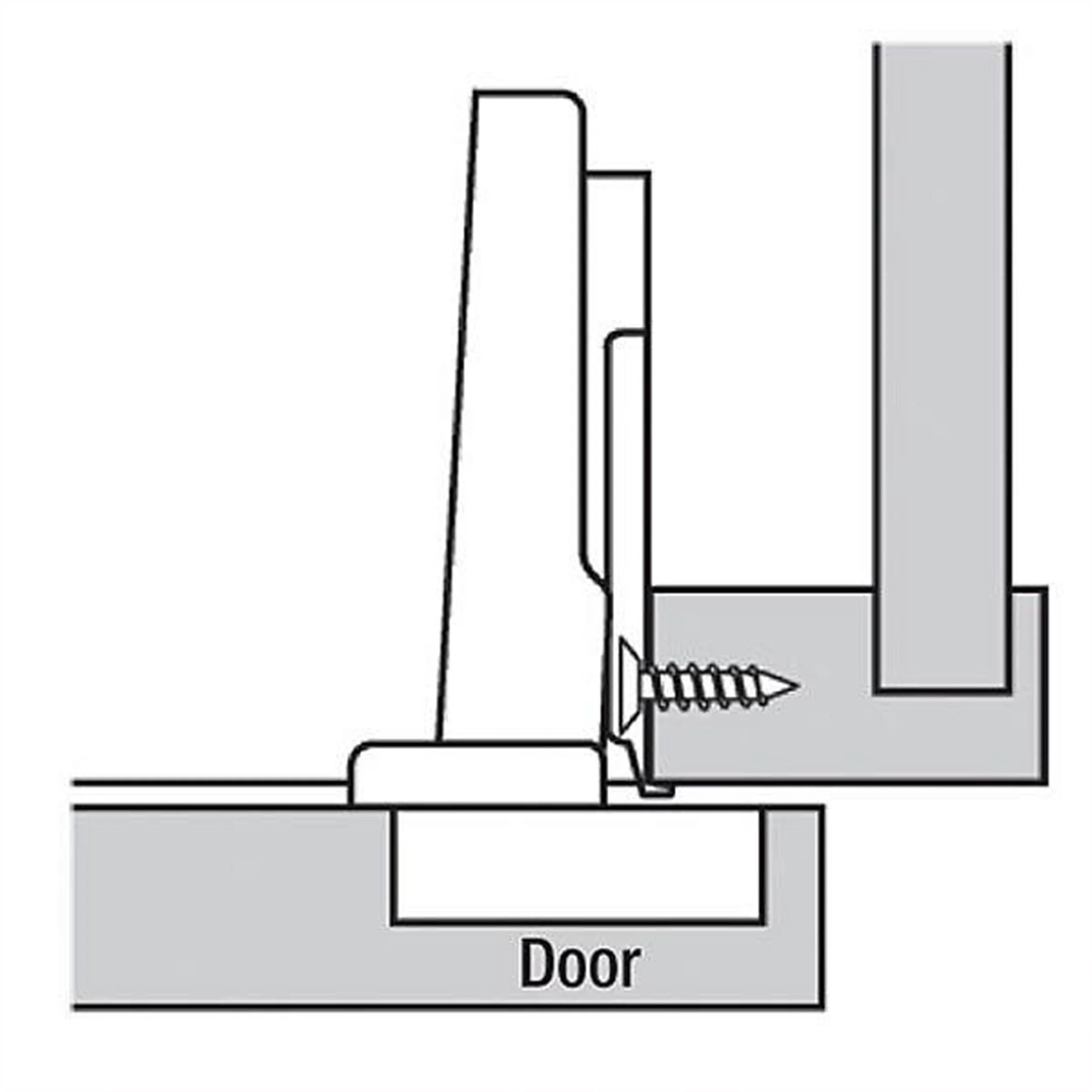 110° Face Frame Hinge - Pair - Image 2