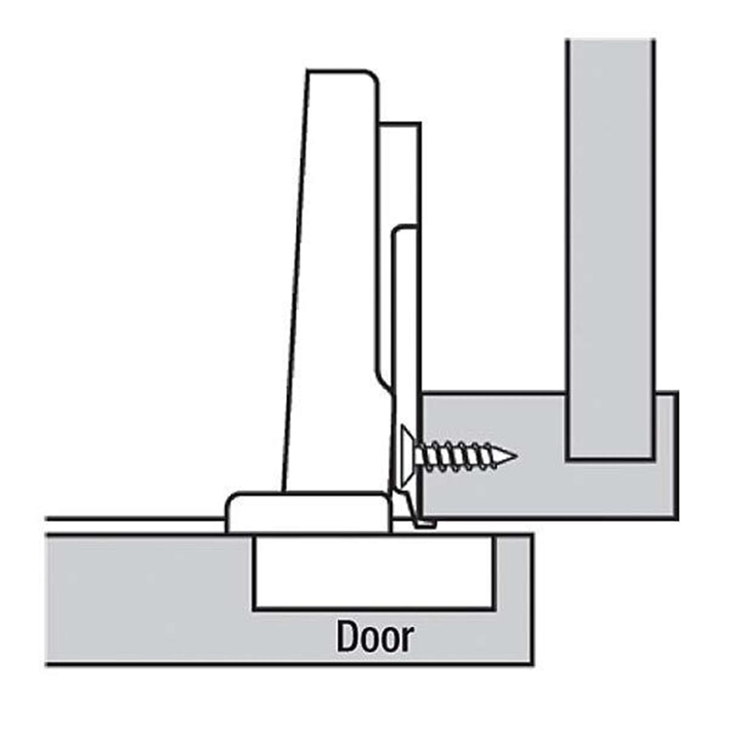 110° Face Frame Hinge - Pair - Image 4