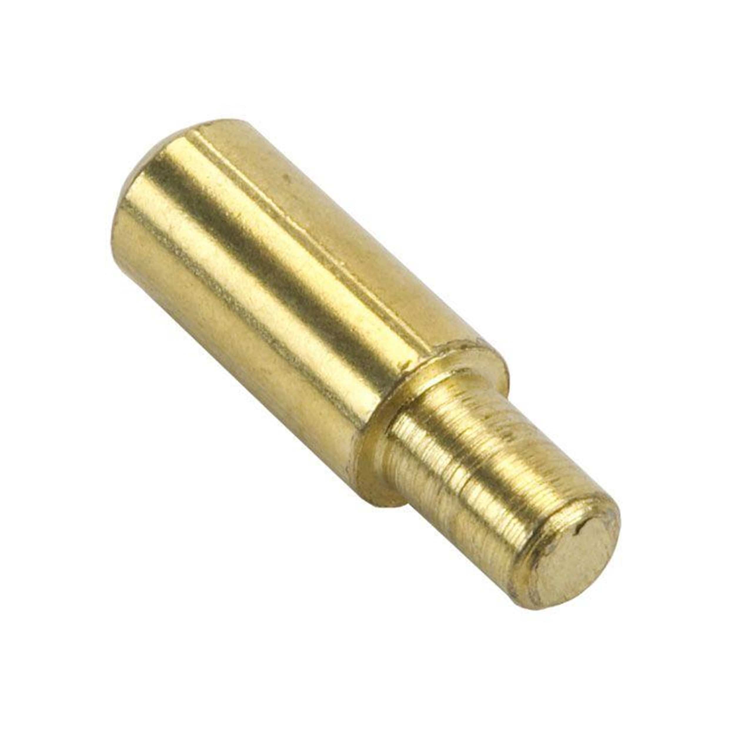 Shelf Support 5 mm Pin Round Brass 20 pk