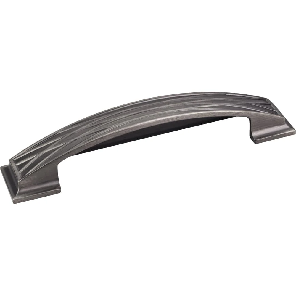 Aberdeen Lined Cup Pull, 128 mm C/C, Brushed Pewter - Image 2