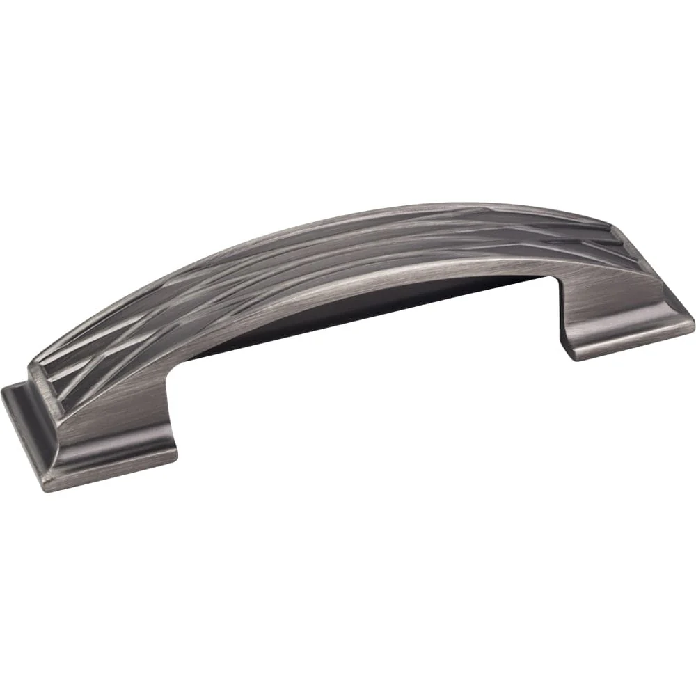 Aberdeen Lined Cup Pull, 96 mm C/C, Brushed Pewter - Image 2
