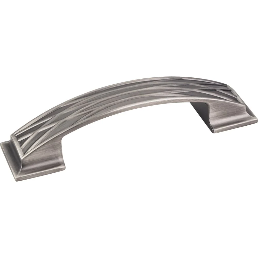 Aberdeen Lined Pull, 96 mm C/C, Brushed Pewter - Image 2