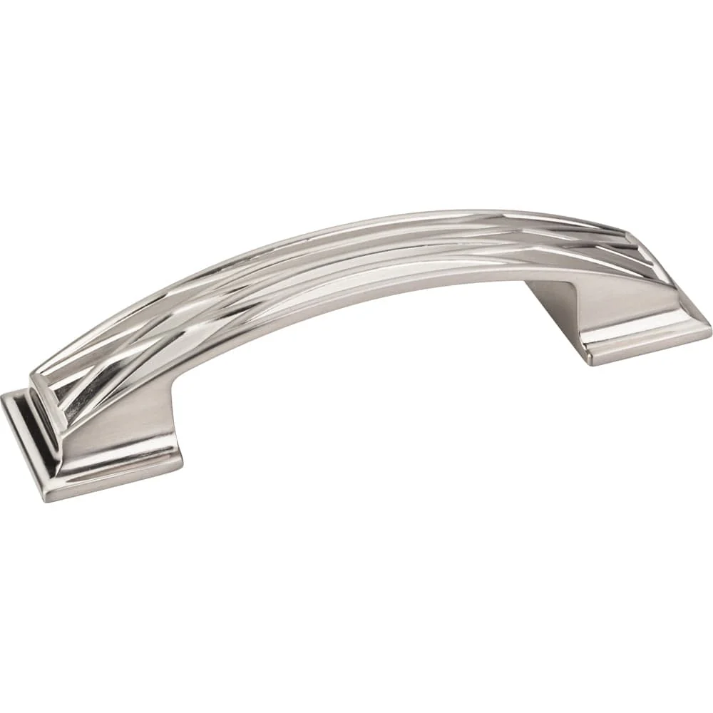 Aberdeen Lined Pull, 96 mm C/C, Satin Nickel - Image 2
