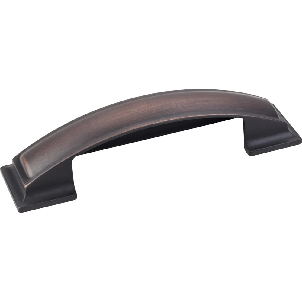 Annadale Pillow Top Cup Pull, 96 mm C/C, Brushed Oil Rubbed Bronze - Image 2