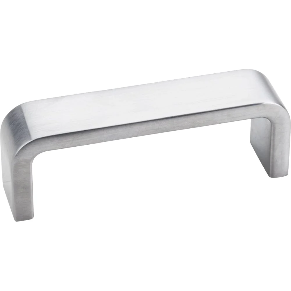 Asher Pull, 3" C/C, Brushed Chrome