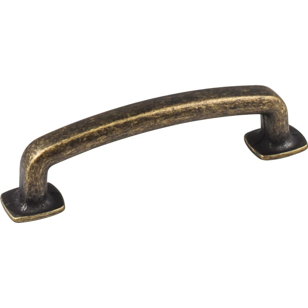 Belcastel 1 Pull, 96 mm C/C, Distressed Antique Brass - Image 2