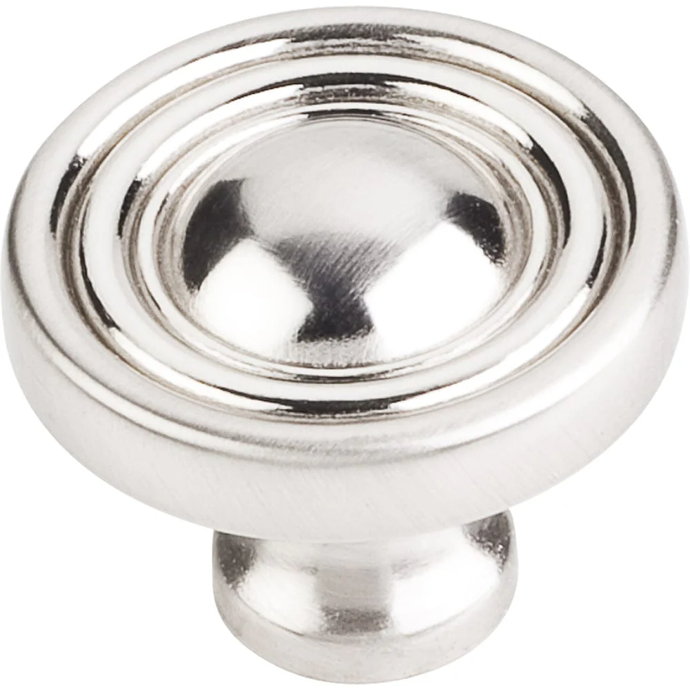 Bella Round Knob, 1-3/8" Dia.,  Satin Nickel - Image 2