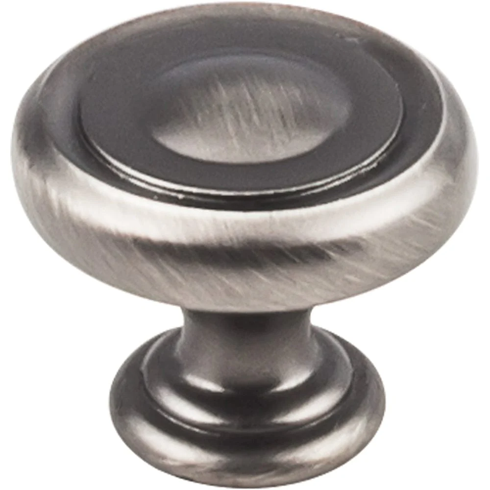 Bremen 1 Knob, 1-1/4" Dia., Brushed Pewter - Image 2