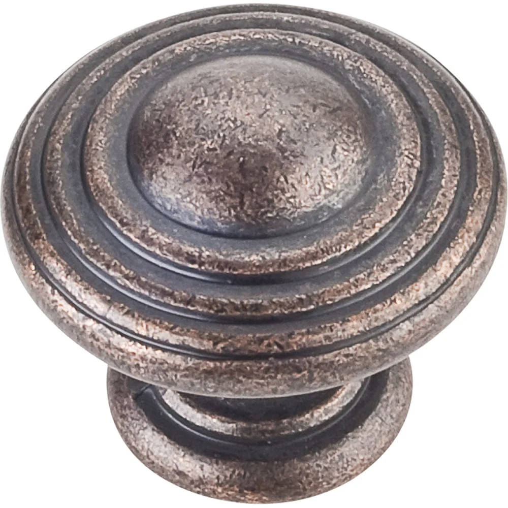 Bremen 2 Stacked Knob, 1-1/4" Dia., Distressed Oil Rubbed Bronze - Image 2