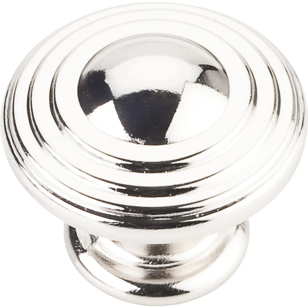 Bremen 2 Stacked Knob, 1-1/4" Dia., Polished Nickel - Image 2