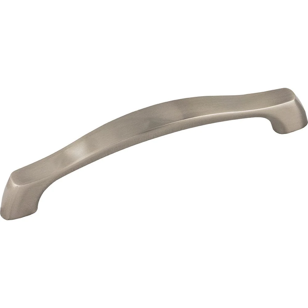 Cabinet Pull, 128mm C/C, 6-1/8" O.L., Satin Nickel