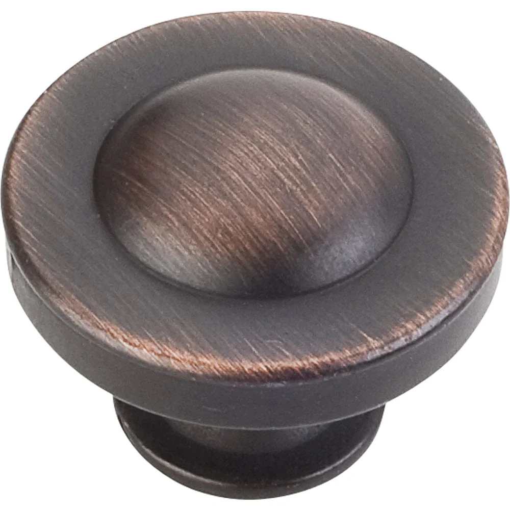 Cordova Knob, 1-1/4" Dia., Brushed Oil Rubbed Bronze - Image 2