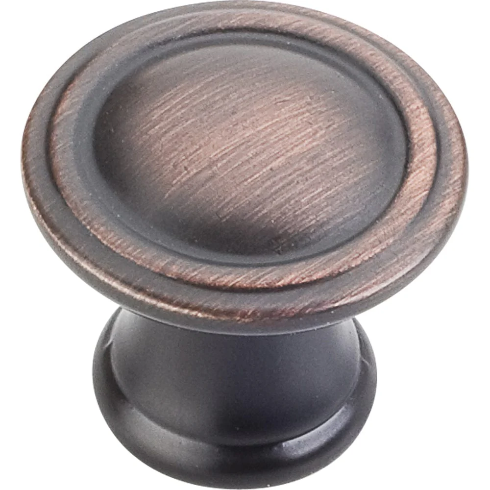 Cordova Knob, 1-3/16" Dia., Brushed Oil Rubbed Bronze - Image 2