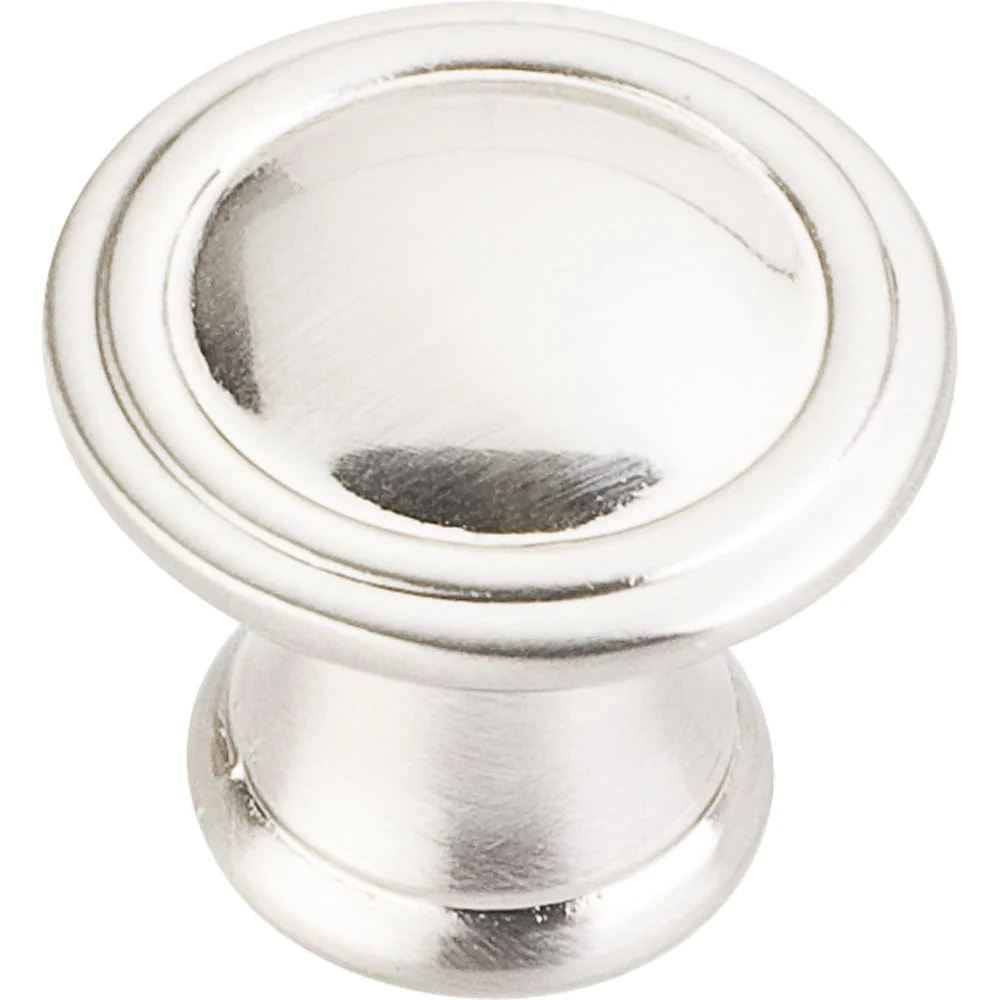 Cordova Knob, 1-3/16" Dia.,  Satin Nickel - Image 2