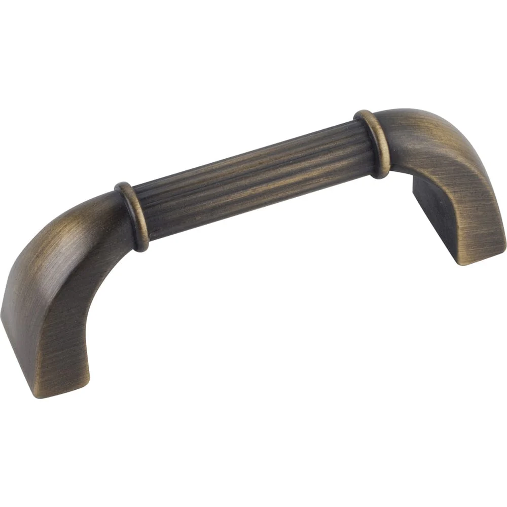 Cordova Pull, 3" C/C, Antique Brushed Satin Brass - Image 2