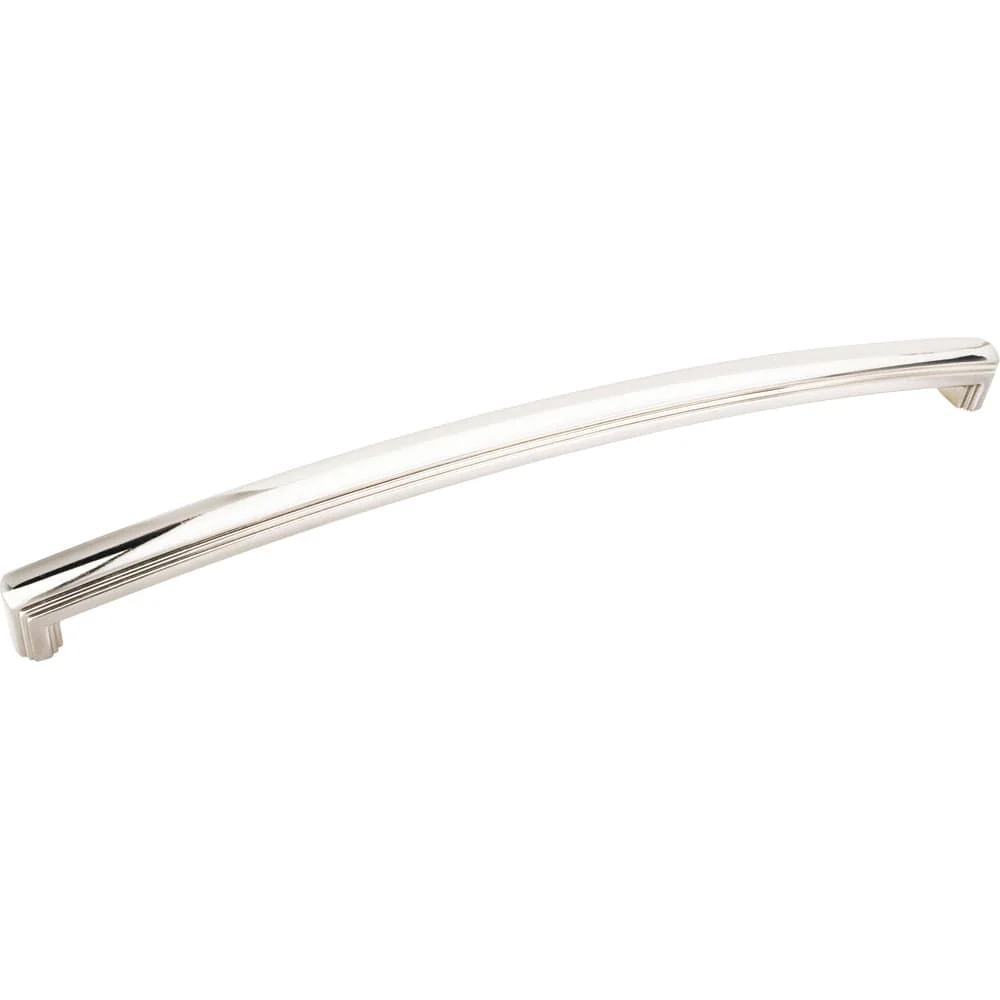 Delgado Appliance Handle, 12" C/C, Polished Nickel