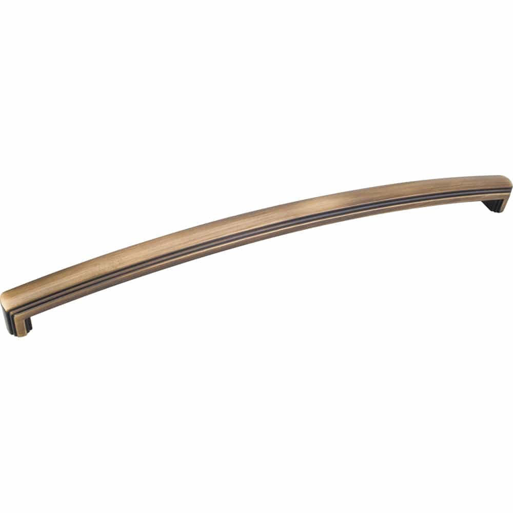 Delgado Appliance Handle, 18" C/C, Antique Brushed Satin Brass - Image 2