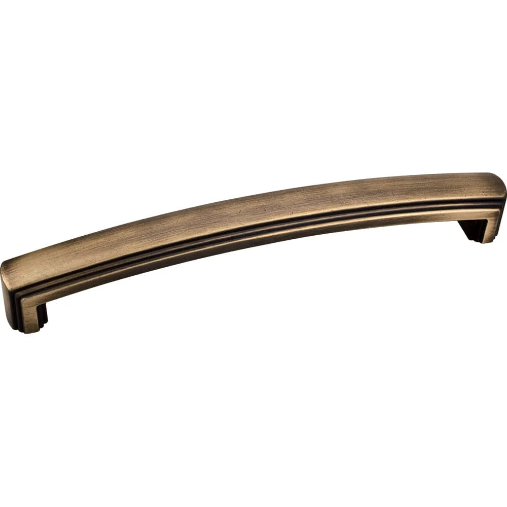 Delgado Pull, 160 mm C/C, Antique Brushed Satin Brass