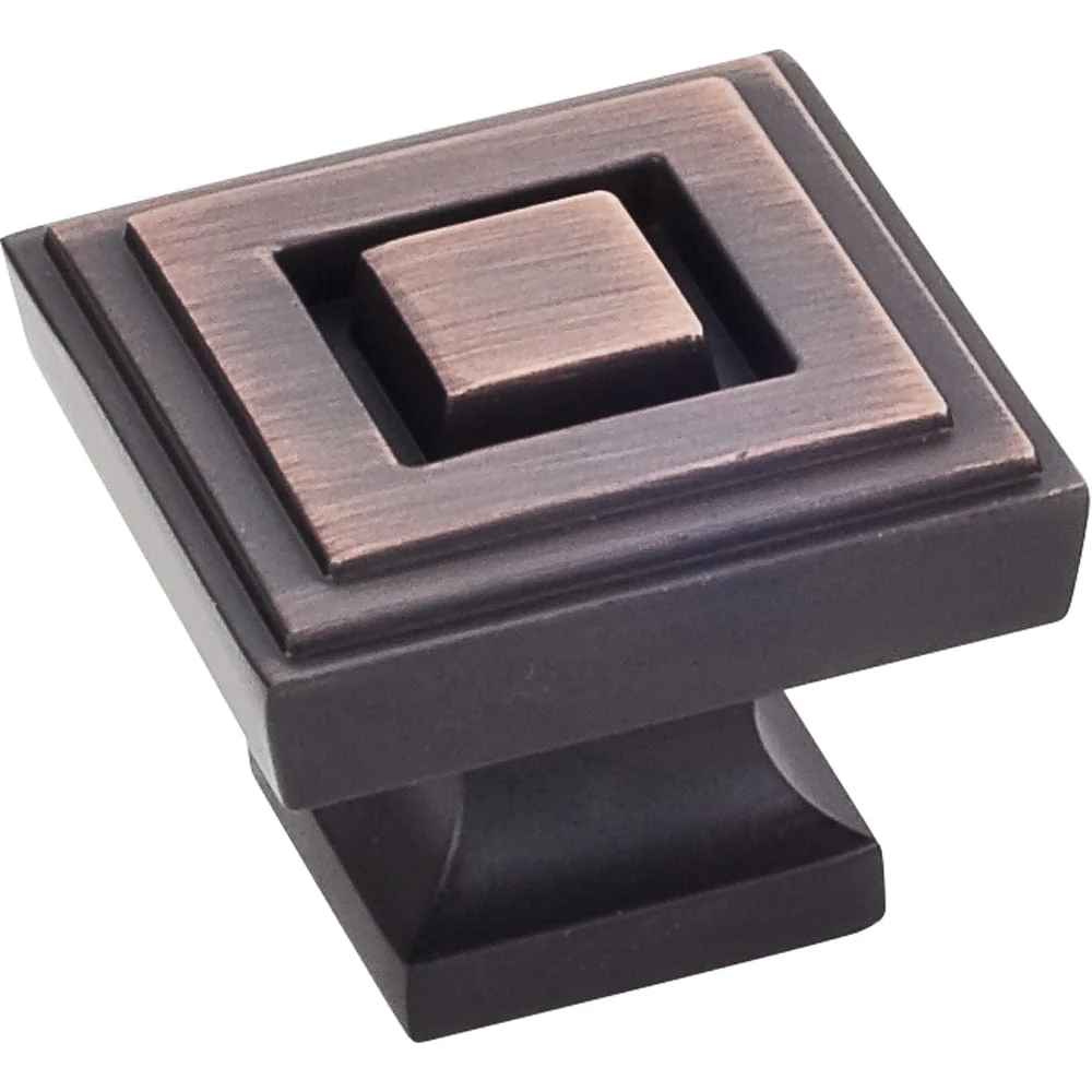 Delmar Large Knob, 1-1/4" O.L., Brushed Oil Rubbed Bronze - Image 2