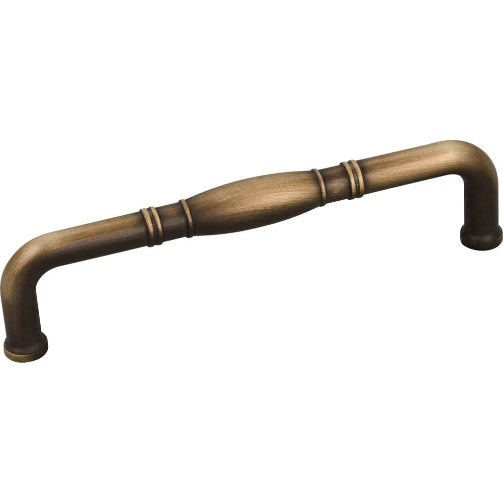 Durham Pull, 128 mm C/C, Antique Brushed Satin Brass - Image 2