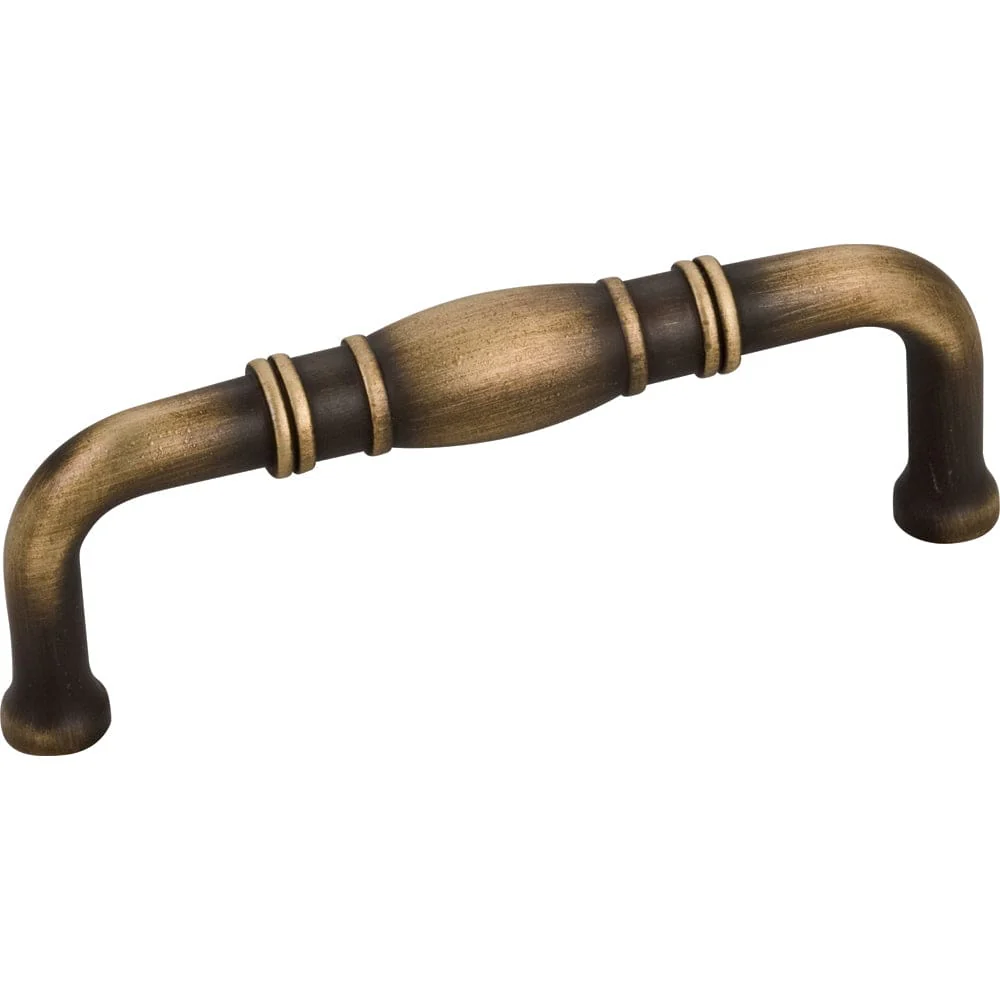 Durham Pull, 3" C/C, Antique Brushed Satin Brass