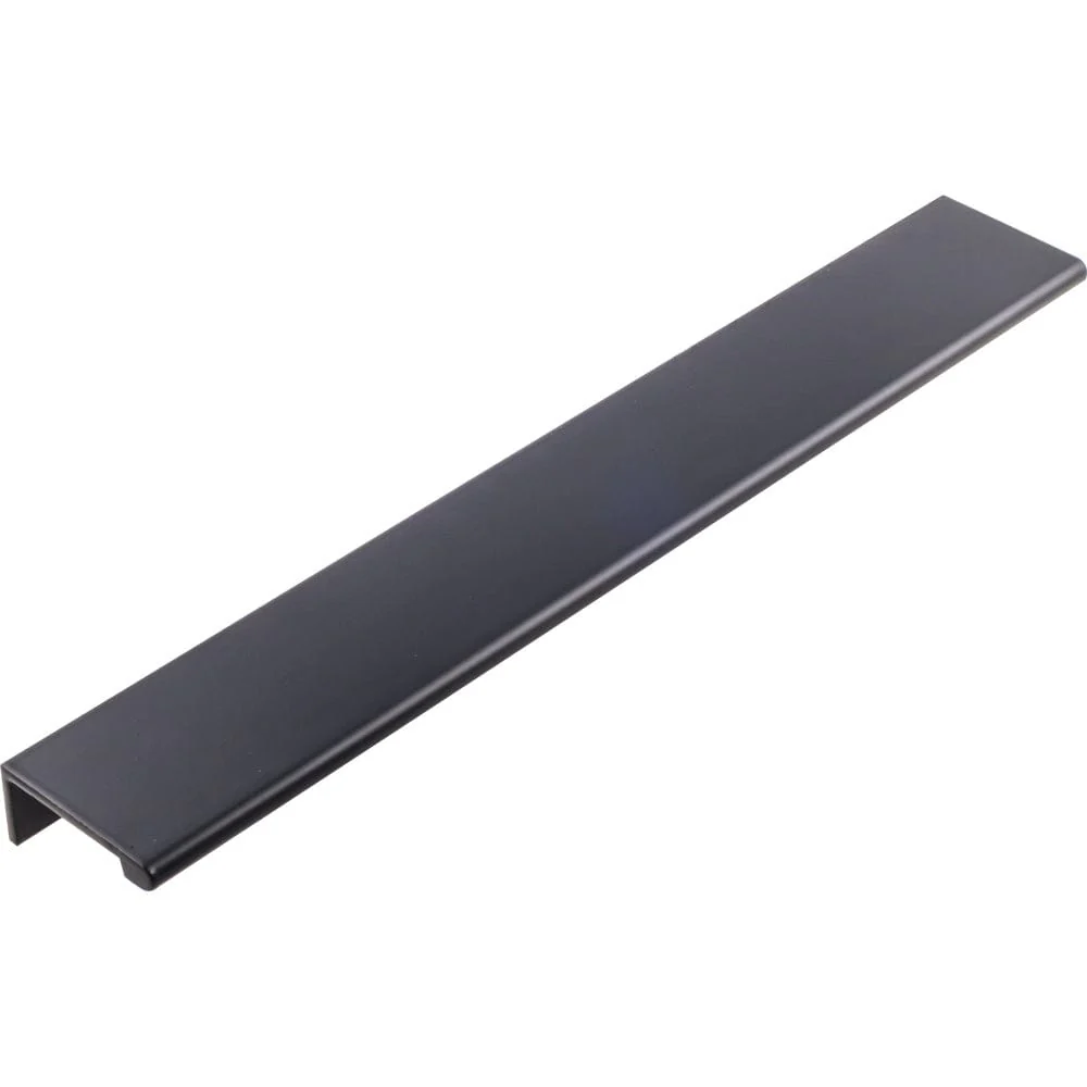 Edgefield Tab Pull, 114 mm C/C, Matt Black/Black