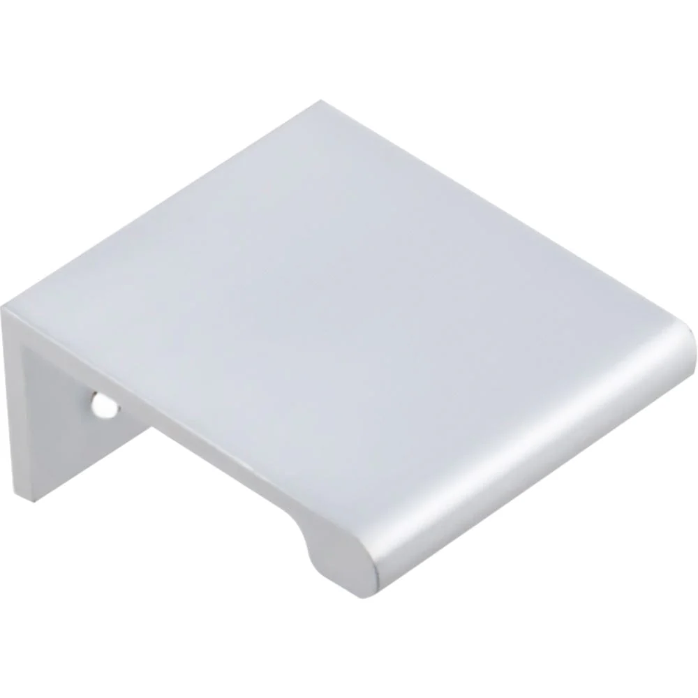 Edgefield Tab Pull, 16 mm C/C, Brushed Chrome - Image 2