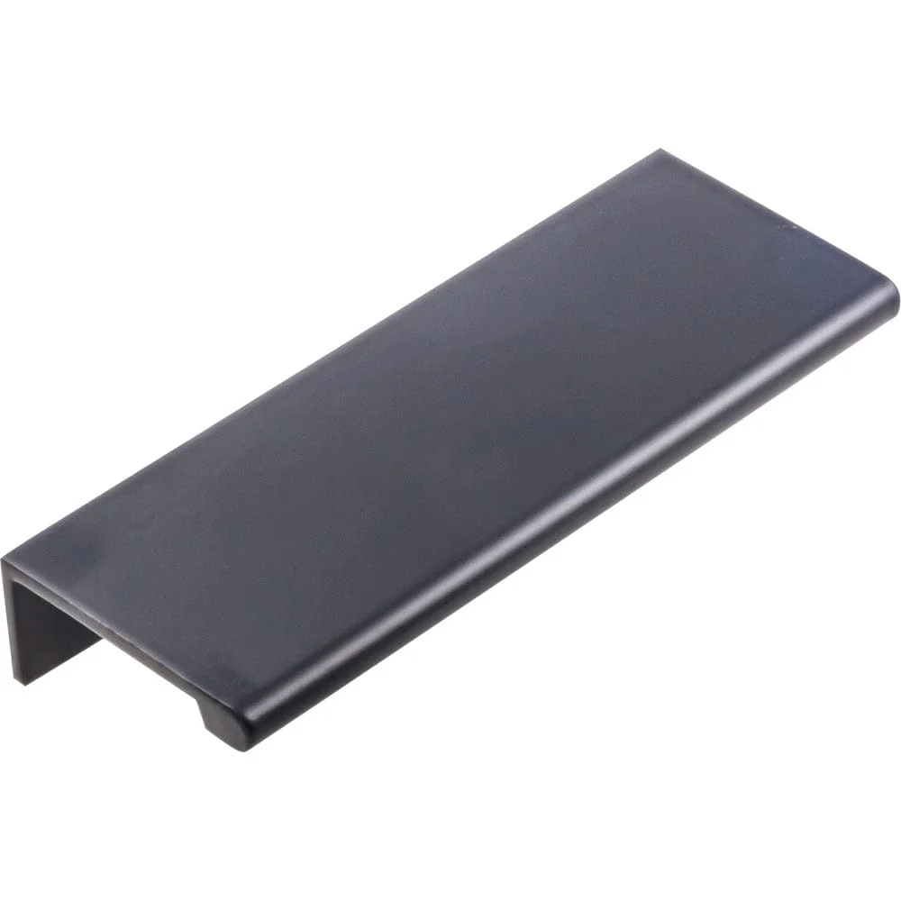 Edgefield Tab Pull, 76 mm C/C, Matt Black/Black - Image 2