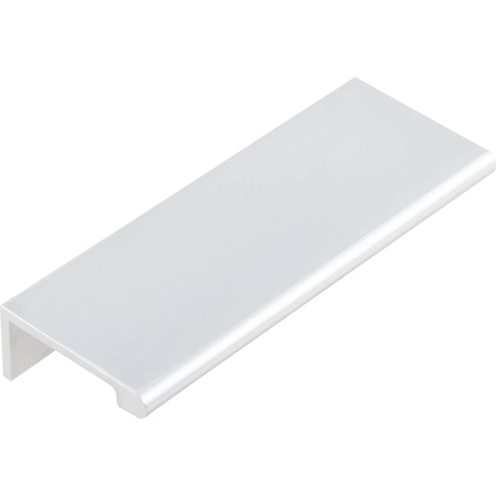 Edgefield Tab Pull, 76 mm C/C, Polished Chrome
