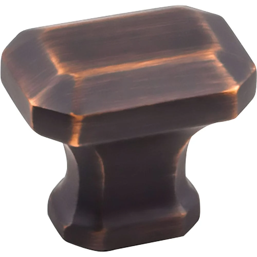 Ella Knob, 1-1/4" O.L., Brushed Oil Rubbed Bronze - Image 2