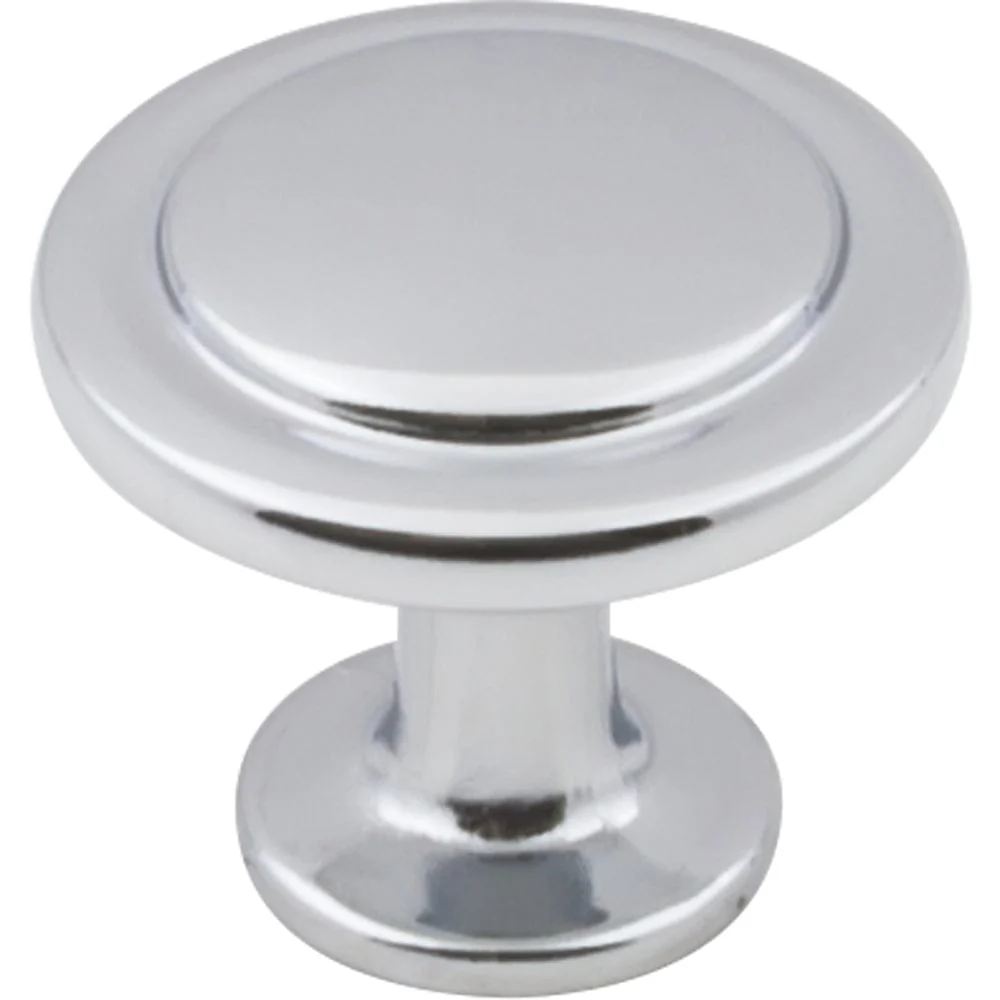 Gatsby Knob, 1-1/4" Dia., Polished Chrome - Image 2