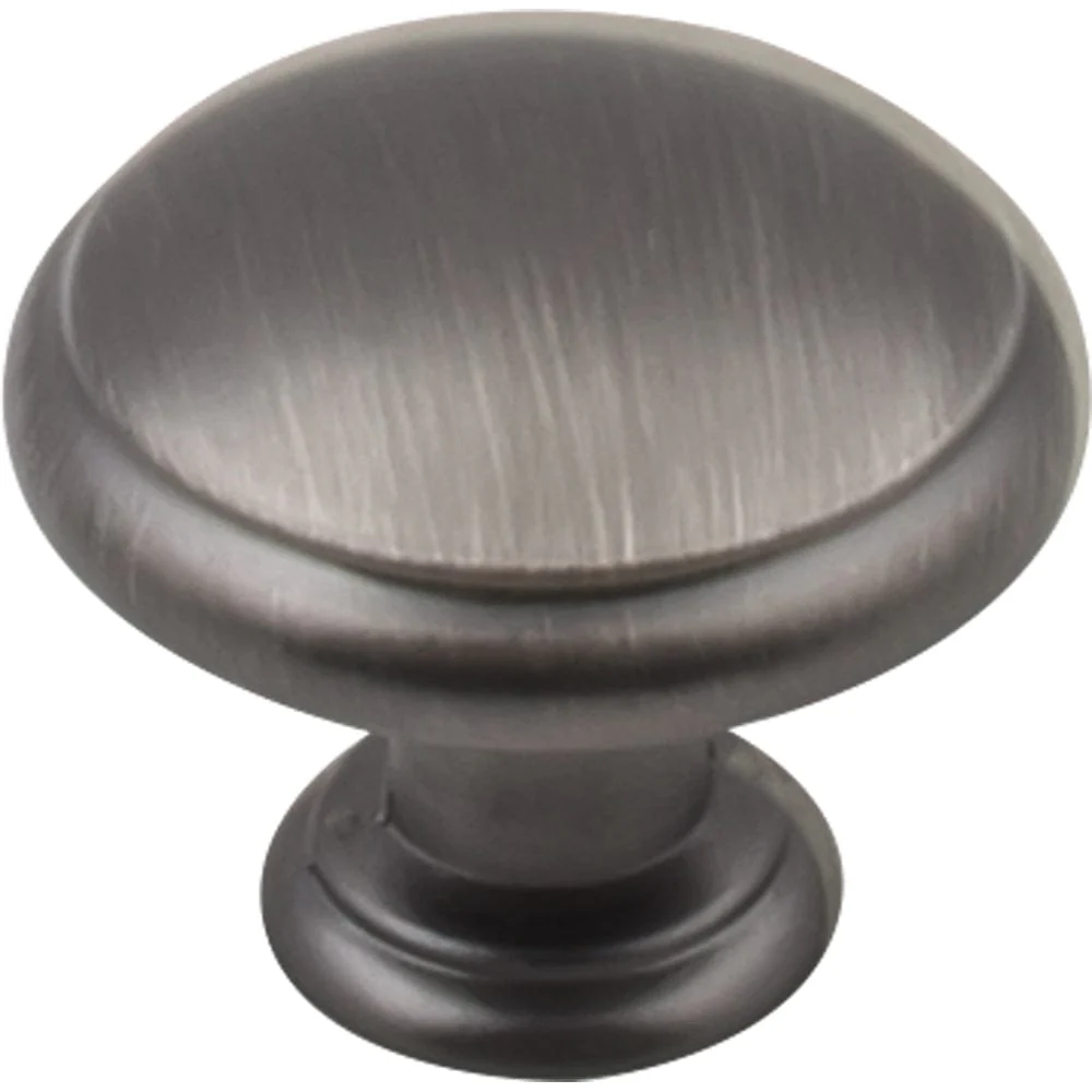 Gatsby Knob, 1-3/16" Dia., Brushed Pewter - Image 2