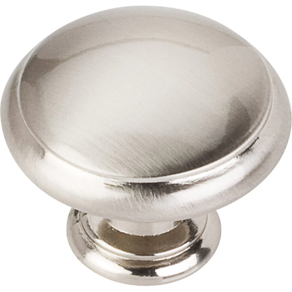 Gatsby Knob, 1-3/16" Dia.,  Satin Nickel - Image 2