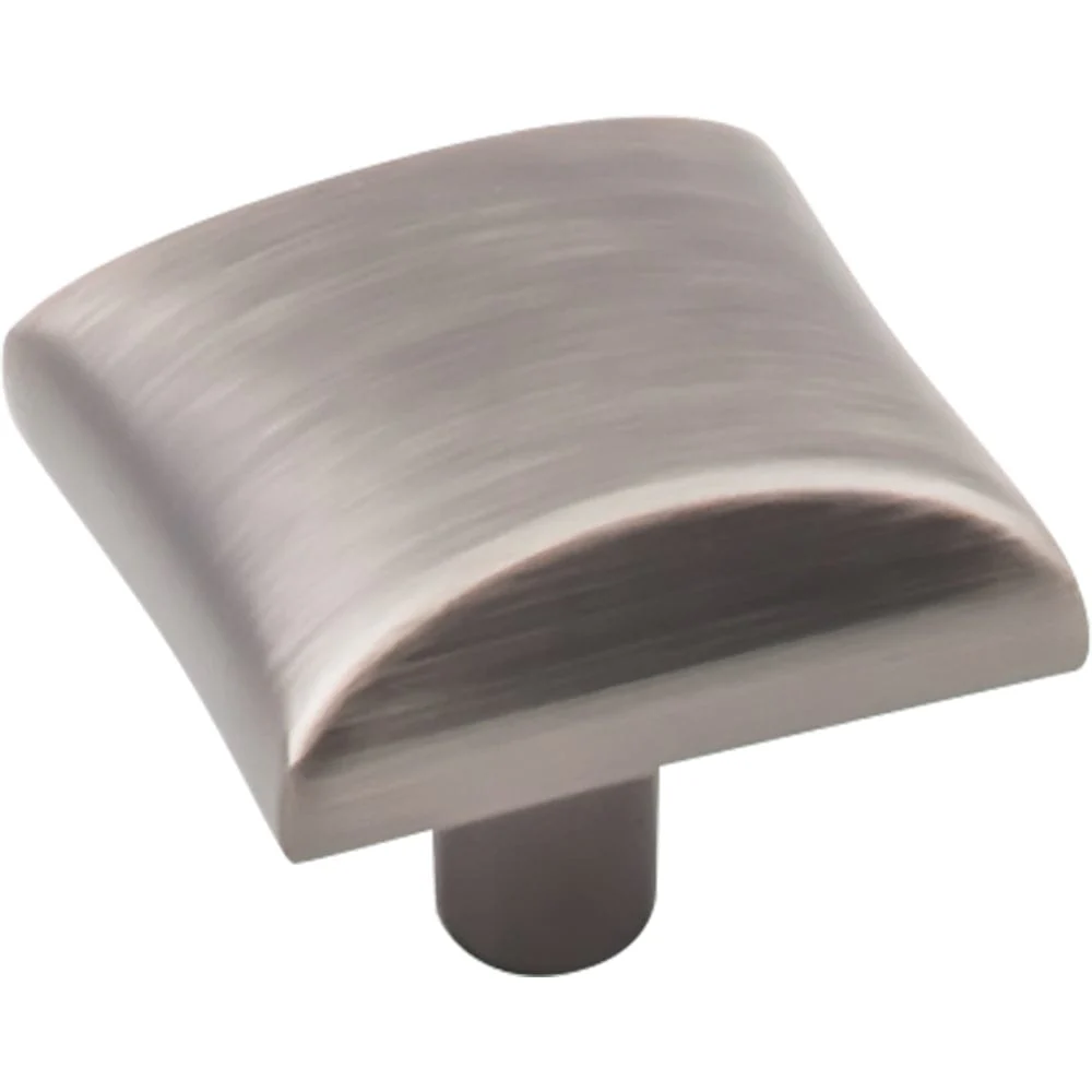 Glendale Knob, 1-1/8" O.L., Brushed Pewter - Image 2