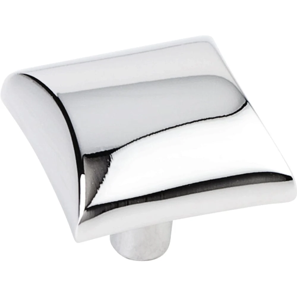 Glendale Knob, 1-1/8" O.L., Polished Chrome