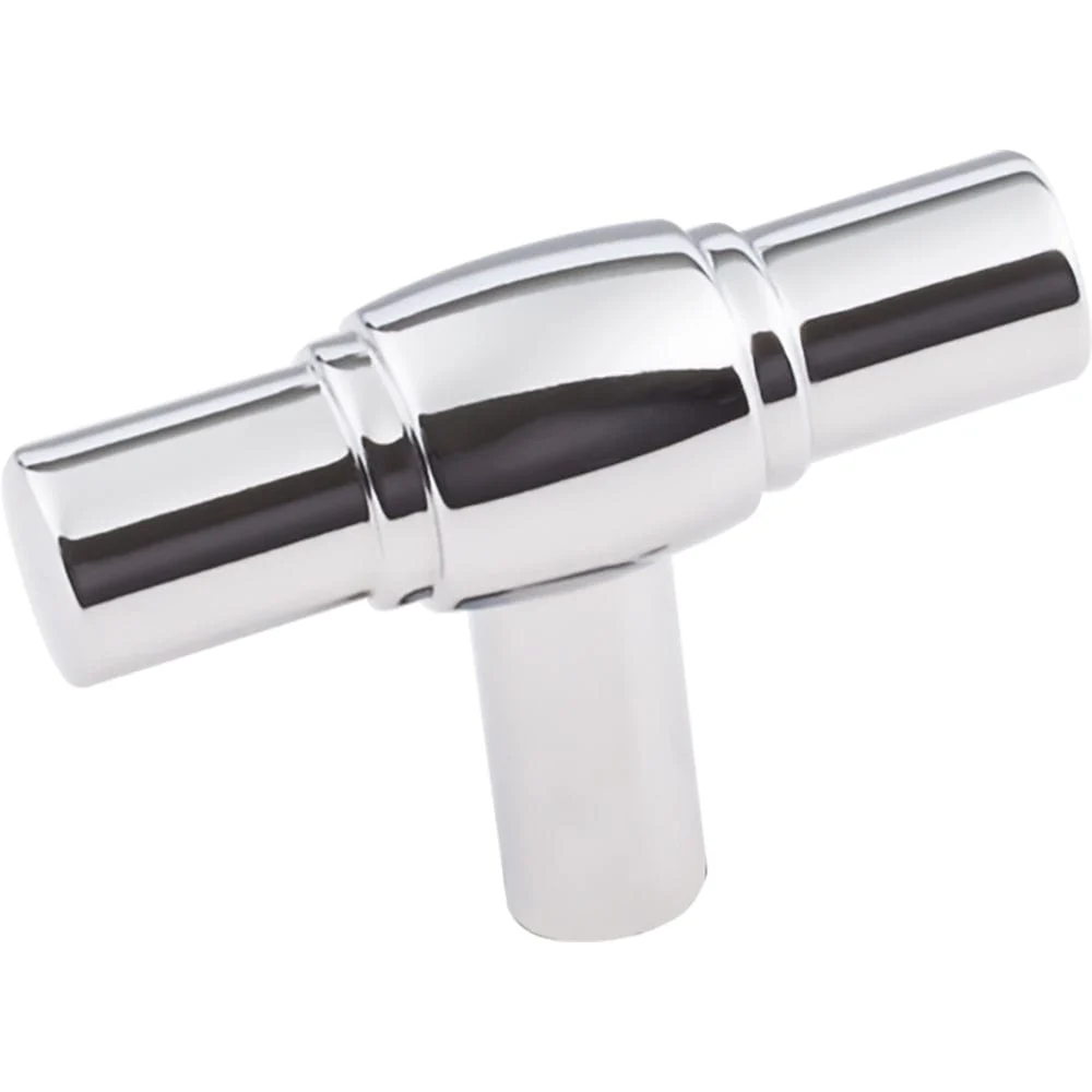 Hayworth "T" Knob, 2" O.L., Polished Chrome