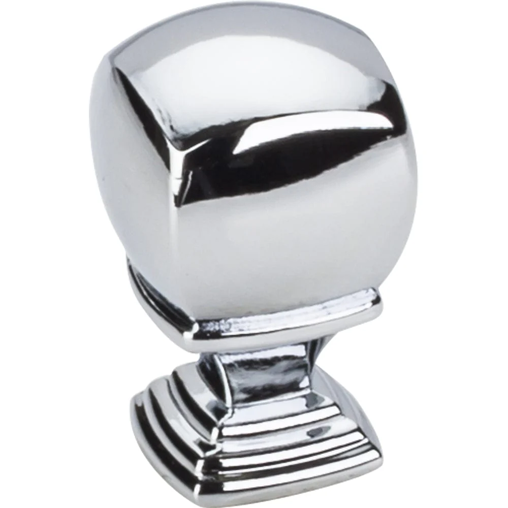 Katharine Knob, 7/8" O.L., Polished Chrome
