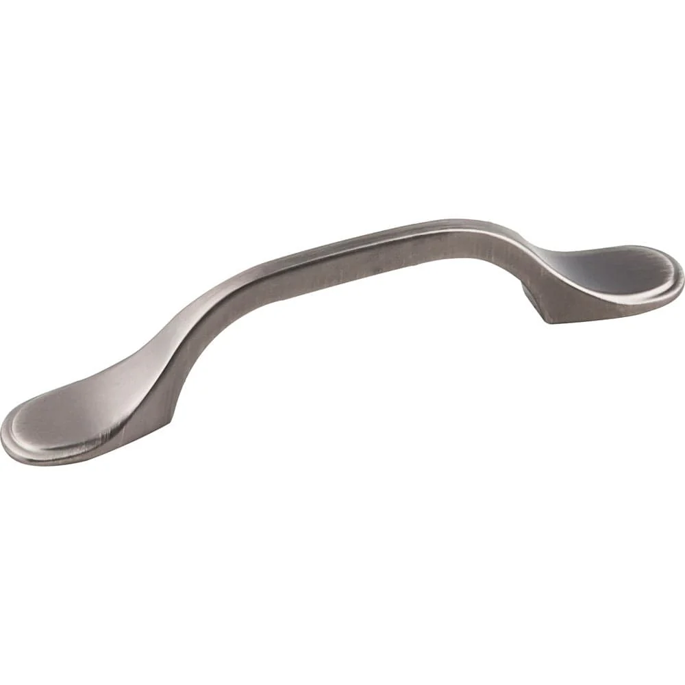 Kenner Pull, 3" C/C, Brushed Pewter