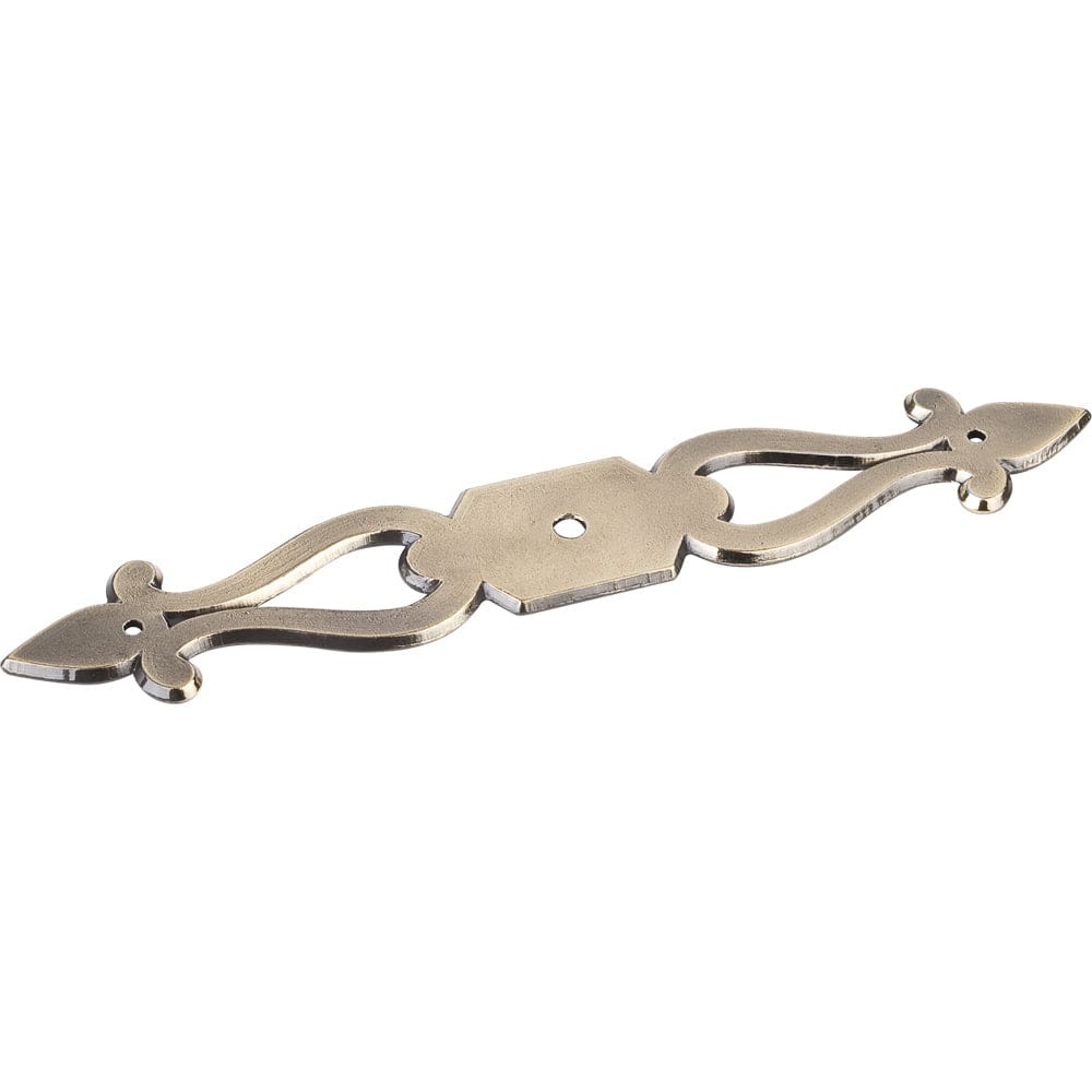 Kingsport Backplate, 4.5" C/C. Brushed Antique Brass