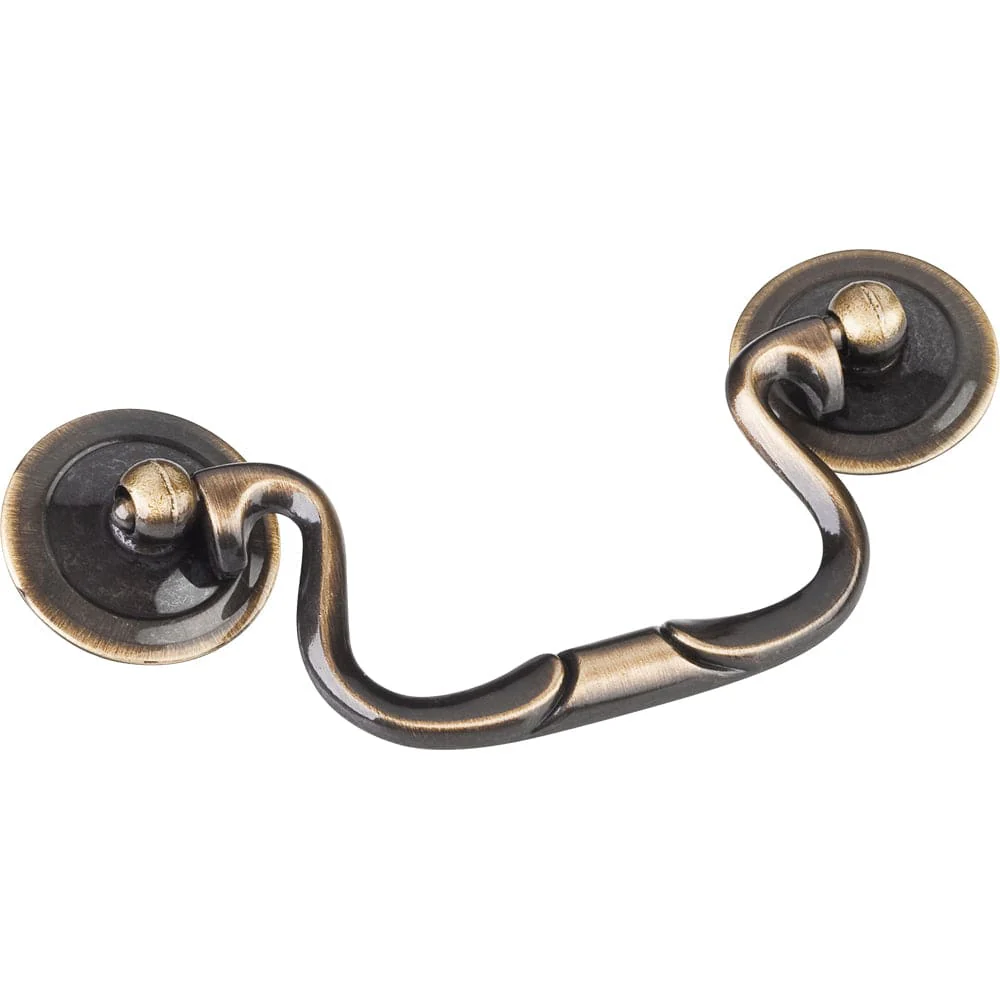 Kingsport Pull, 3.5" C/C, Brushed Antique Brass - Image 2