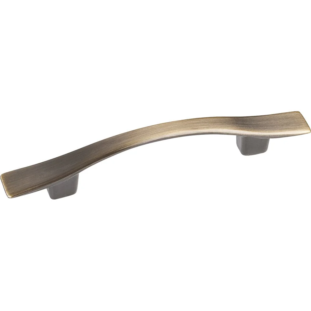 Baroque Kingsport Pull - 3" C/C - Brushed Antique Brass - Image 2