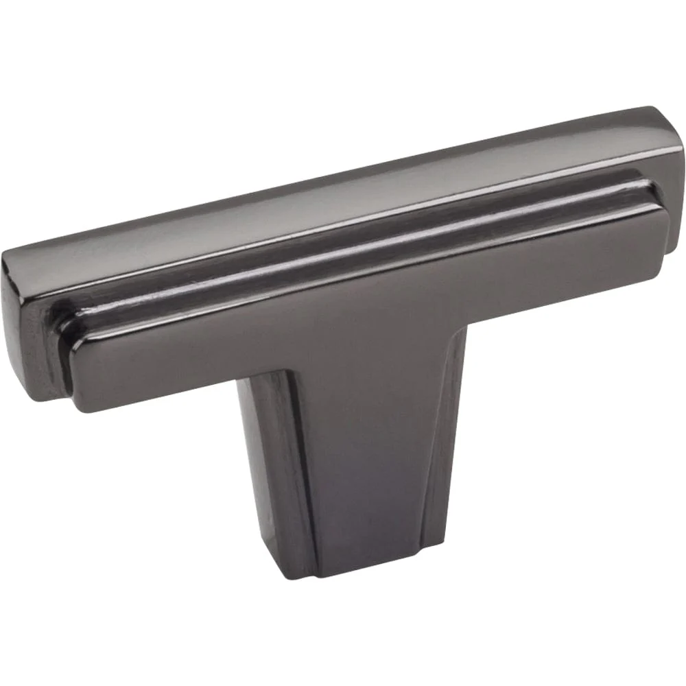 Lexa Knob, 2" O.L., Black Nickel