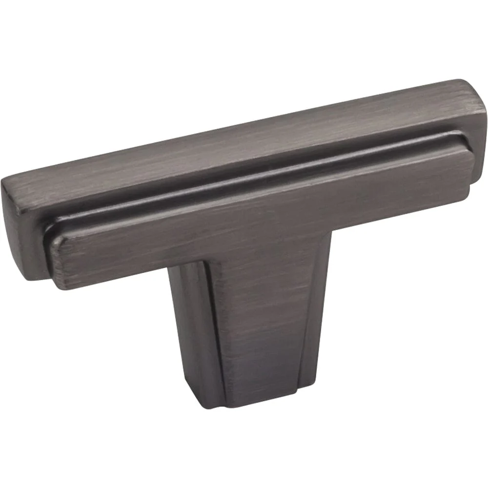 Lexa Knob, 2" O.L., Brushed Pewter - Image 2