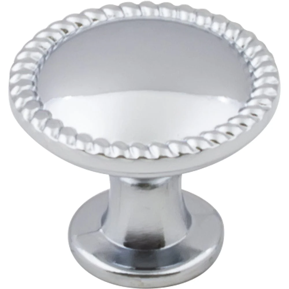 Lindos Round Knob, 1-1/4" Dia., Polished Chrome - Image 2
